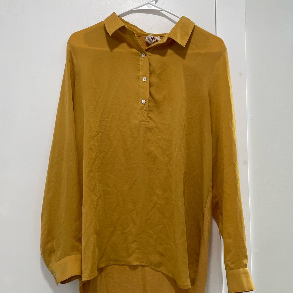 Dolan Mustard Button Down Shirt